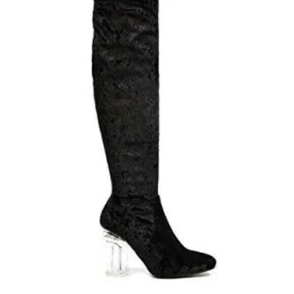 Cape Robbin Fay-15 Black Size 8 Over the knee Boot - Picture 3 of 5